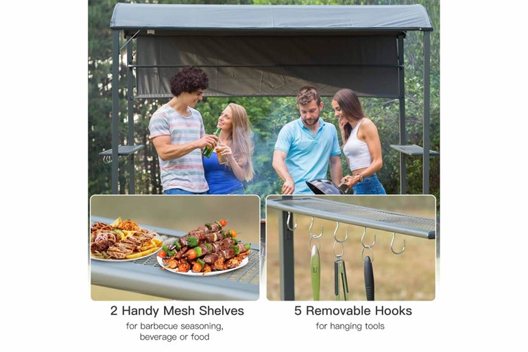 Avebury Outdoor BBQ Canopy Set