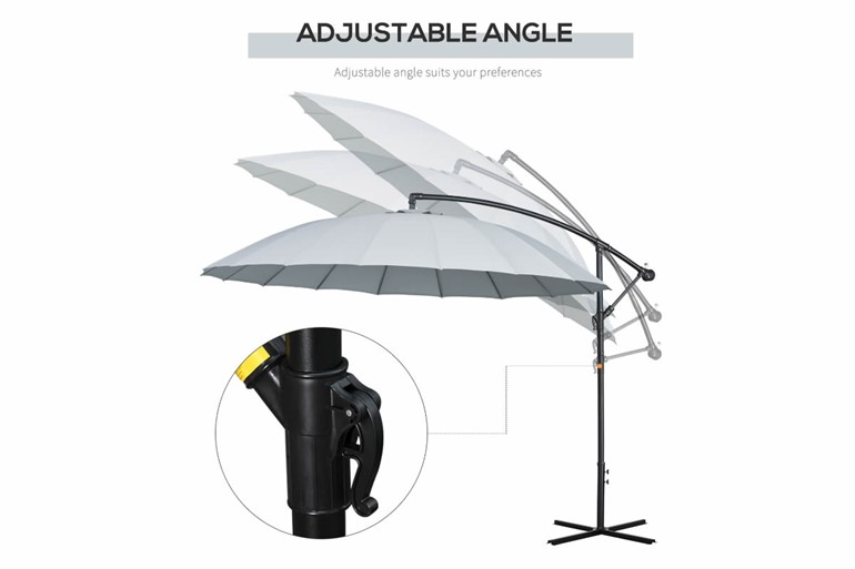 Roos 3m Cantilever Parasol