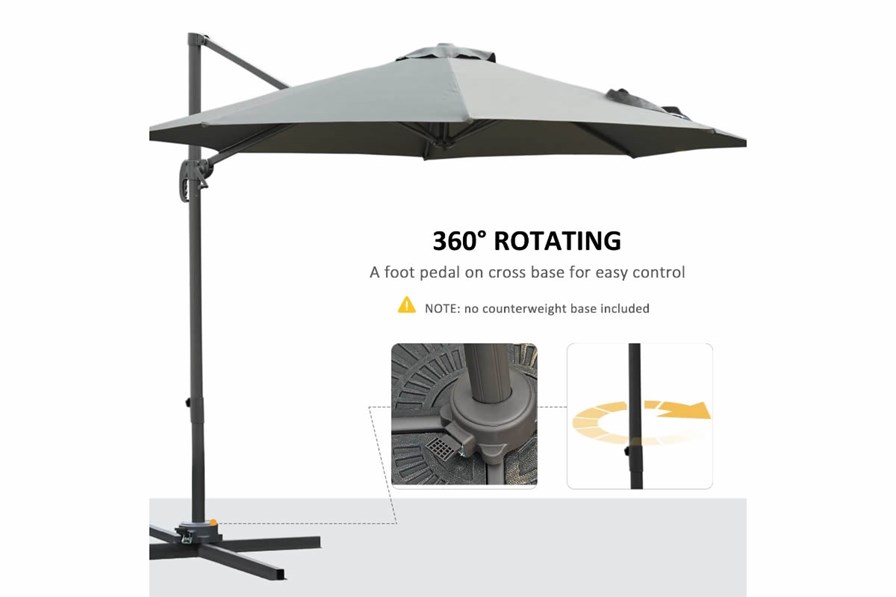 Hever  Round Tilt Parasol