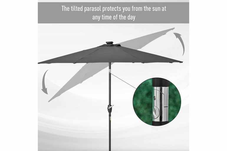 Loko LED Outdoor Parasol