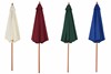 Luna 2.5m Wooden Garden Parasol