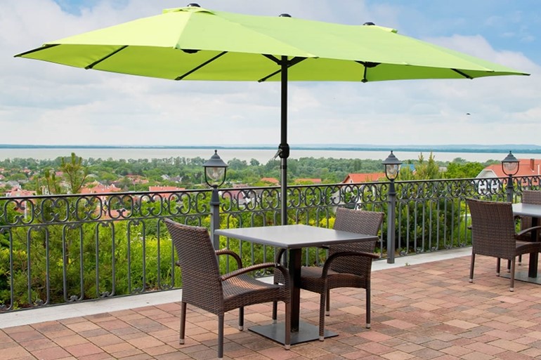 Balfour Double Sided Crank Sun Shade Canopy