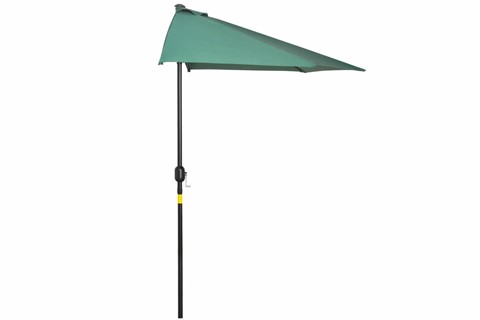 Kelburn Green 3m Half Round Parasol Umbrella