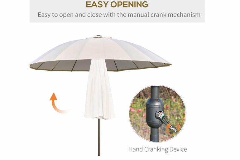 Jinan Crank And Tilt Parasol