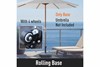 Duart Outdoor Parasol Base On Wheels