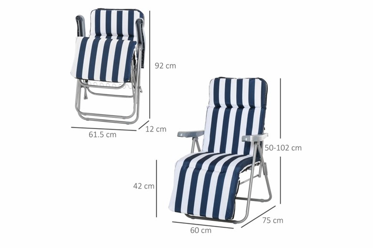 Haddo Reclining Sun Lounger Set Of Two