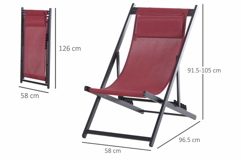 Set Of 2 Deck Chairs