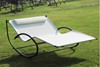 Elvaston Double Fabric Garden Lounger