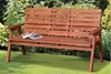 Coniston Wooden 2-3 Seater Garden Bench