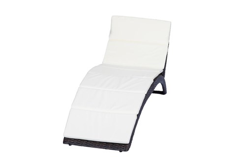 Baslow Brown Folding Sun Lounger