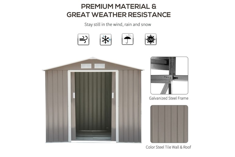 Winton Metal Storage Shed