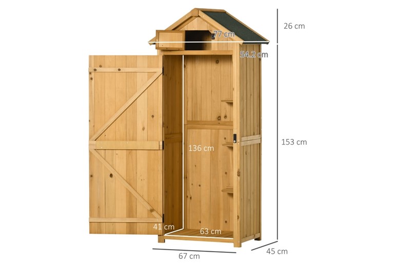 Avalon Wooden Storage Shed