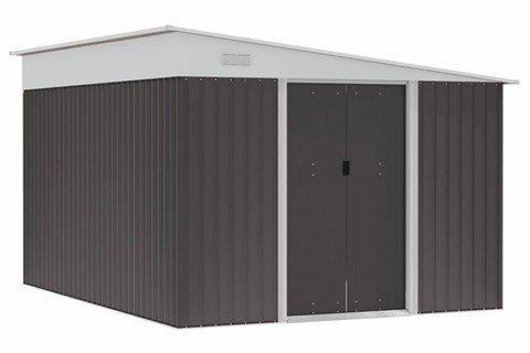 Steel Garden Storage Shed With Sliding Doors
