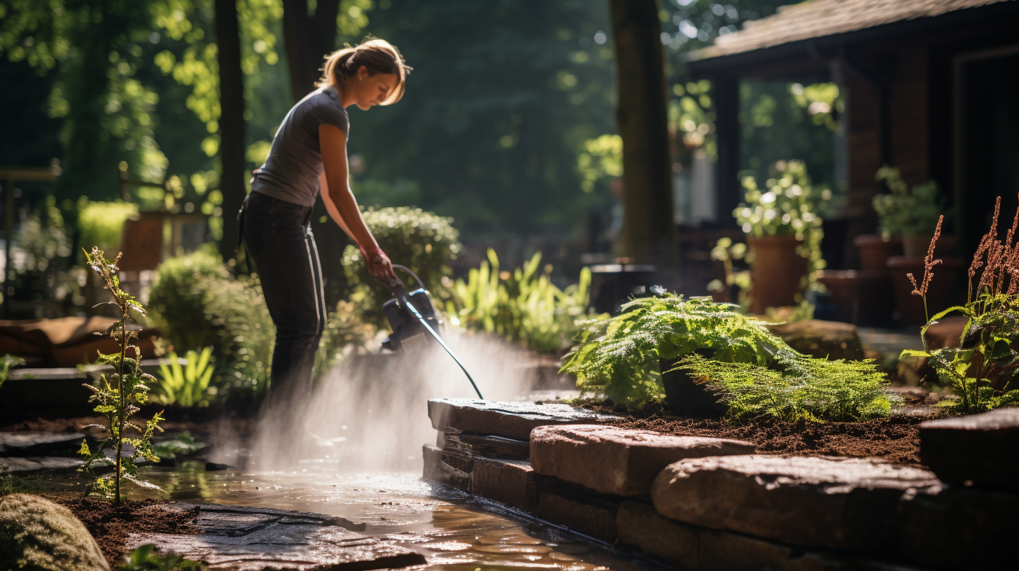 Garden sales jet wash