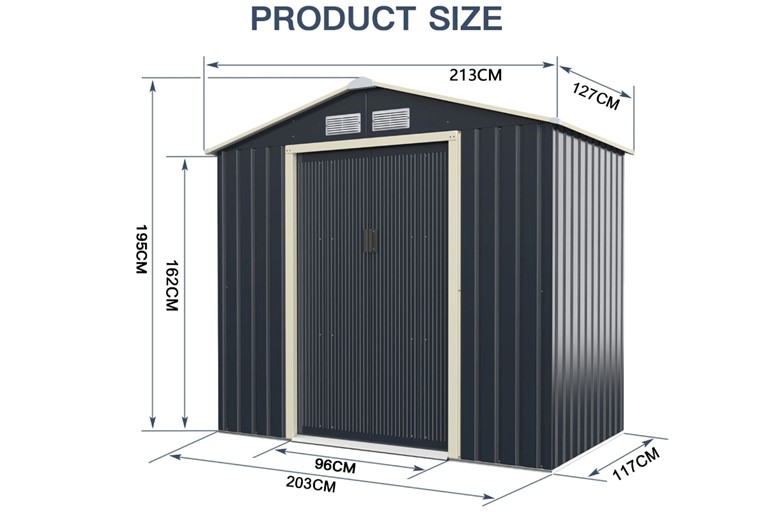 Timsbury Outdoor Storage Shed