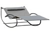Elvaston Double Fabric Garden Lounger