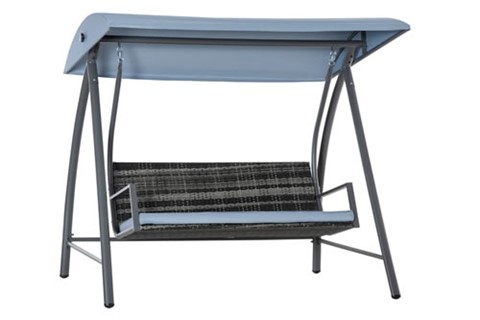 Hopton Grey 3 Seater Swing