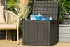 Outdoor Storage Shed with Handles and Lockable Lid