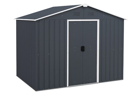 Sydney Metal Garden Shed With Foundation Ramp And Sliding Door