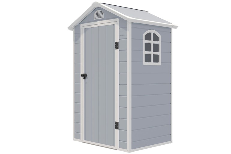Melbourne Outdoor Storage Shed With Lockable Door Window and Air Vents