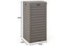 Clutton Large Storage Bin With Lid And Pull-Out Liquid Tray