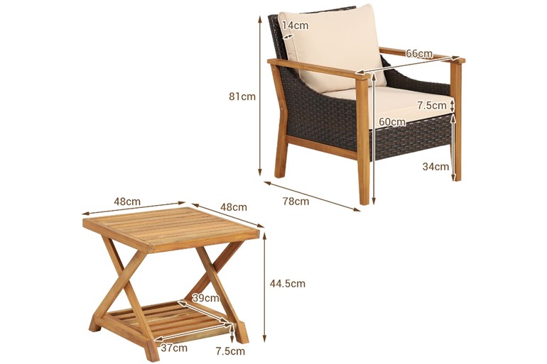 Ruddington Rattan Patio Furniture Set