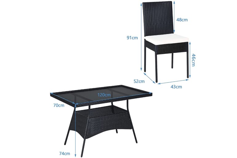 Scampton Rattan Patio Dining Set