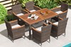 Corsica 6 Seater Rattan Dining Set