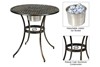 Crowle Aluminium Bistro Table Set With Removable Ice Bucket