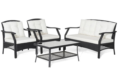 Alexi 4-Seater Garden Set With Coffee Table