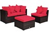 Oslo Rattan Patio Sofa Set