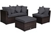 Oslo Rattan Patio Sofa Set