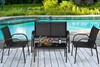 4 Seater Modern Garden Set Includes Coffee Table