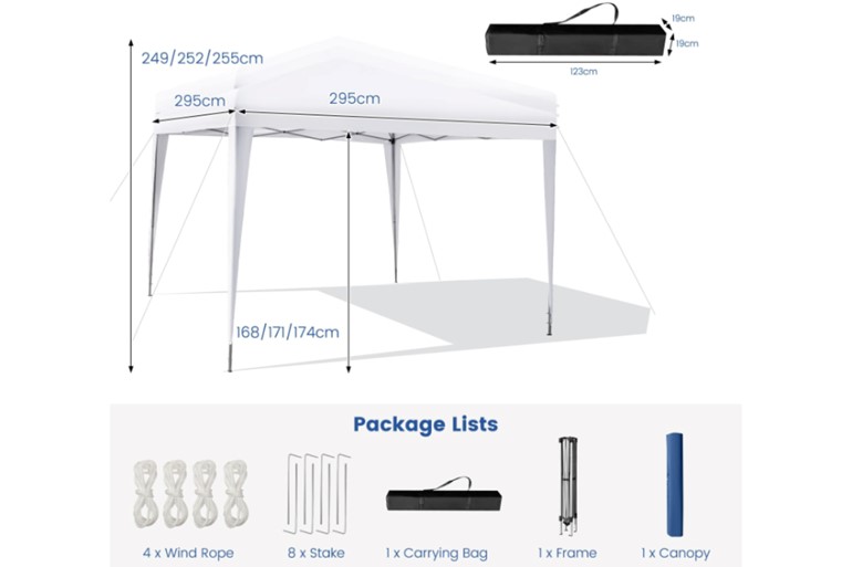 Abacus instant Pop-up Canopy