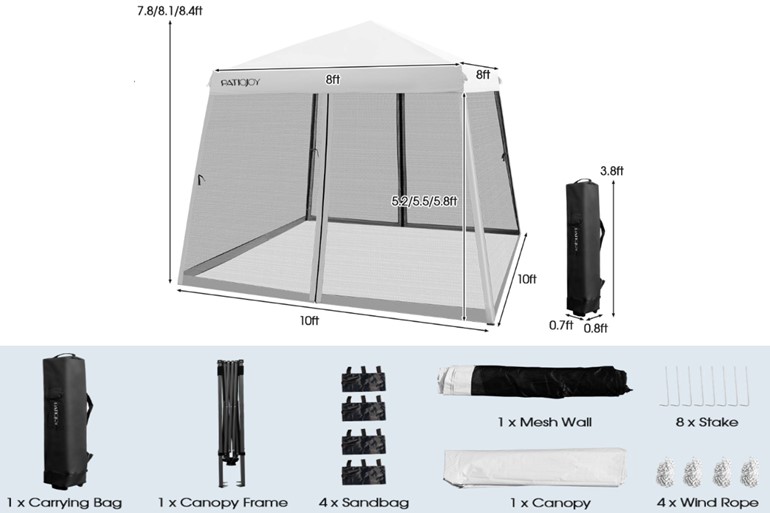 Nuji Instant Pop-Up Canopy