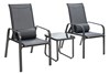 Dartmoor Patio Bistro Set With Coffee Table & 2 Stackable Chairs