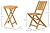 Torquay Wooden Outdoor Folding Bistro Set