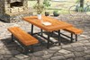 3-Piece Wooden Picnic Bench Set