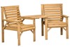 Wooden Garden Companion Set with Coffee Table