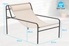 Meldon Patio Lounge Chair With Removable Headrest Pillow