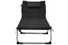Adjustable Sun Lounger with Soft Mattress and Removable Pillow
