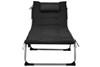 Horndon Adjustable Sun Lounger With Soft Mattress And Removable Pillow