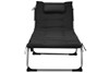 Horndon Adjustable Sun Lounger With Soft Mattress And Removable Pillow