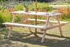 4-Seater Wooden Picnic Bench