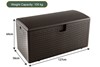 Camerton 370L Garden Storage Box With Flip Lid And Lock Hole
