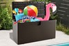 Camerton 370L Garden Storage Box With Flip Lid And Lock Hole
