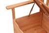 2-Seater Outdoor Wooden Storage Bench