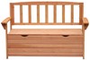 2-Seater Outdoor Wooden Storage Bench