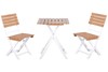 Sidbury Folding Outdoor Chairs And Table Set