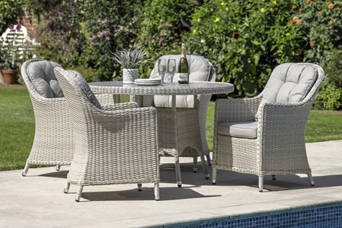 Holton 4 Seater Round Dining Set